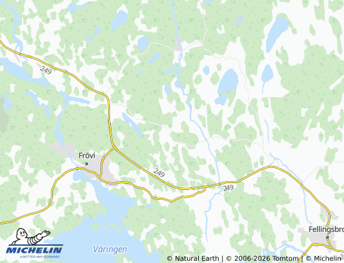 MICHELIN Blixterboda map - ViaMichelin