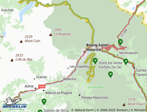 Carte MICHELIN La Thuile - ViaMichelin