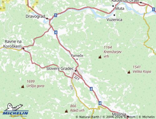 Carte MICHELIN Troblje - ViaMichelin