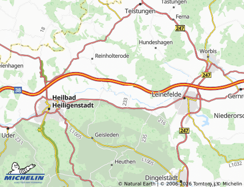 Mappa MICHELIN Wingerode - ViaMichelin