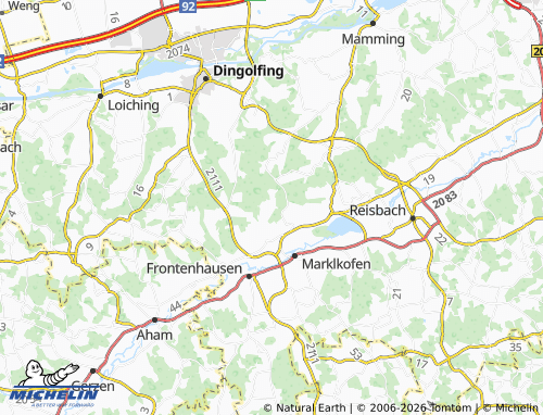 MICHELIN Reithen map - ViaMichelin