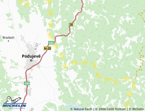 Carte MICHELIN Vasiljevac - ViaMichelin