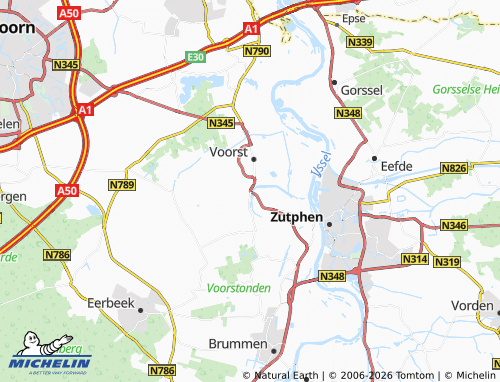 MICHELIN Empe map - ViaMichelin
