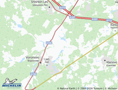 Carte MICHELIN Baklanovo - ViaMichelin