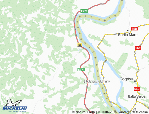 Mapa MICHELIN Slatina - ViaMichelin