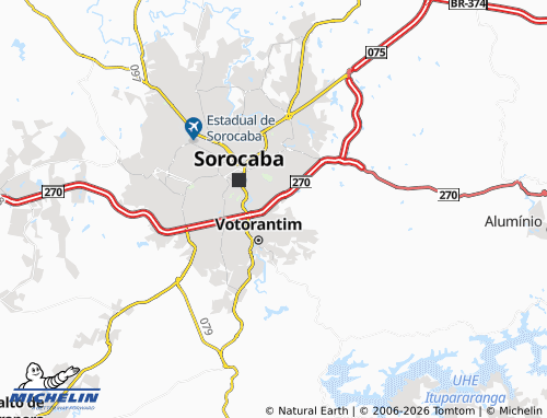 Mapa MICHELIN Vila Zacarias - ViaMichelin
