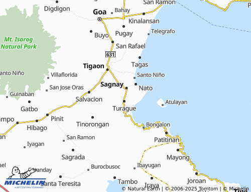 MICHELIN Del Carmen map - ViaMichelin