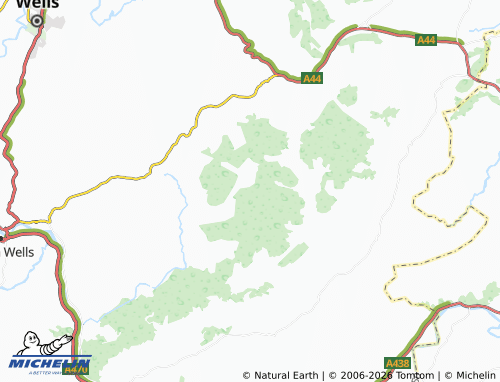Mappa MICHELIN Glascwm - ViaMichelin