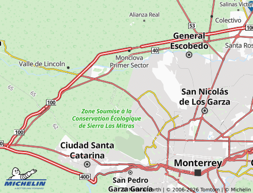 Mappa MICHELIN Cumbres Antares - ViaMichelin