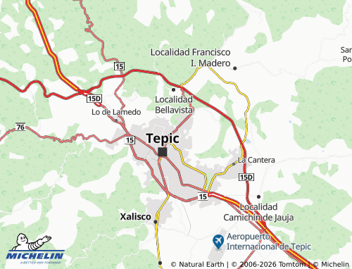MICHELIN Sindicalistas map - ViaMichelin