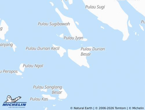 Mapa MICHELIN Pulau Moro - ViaMichelin