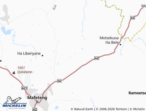 MICHELIN Ha Ramontsoe map - ViaMichelin