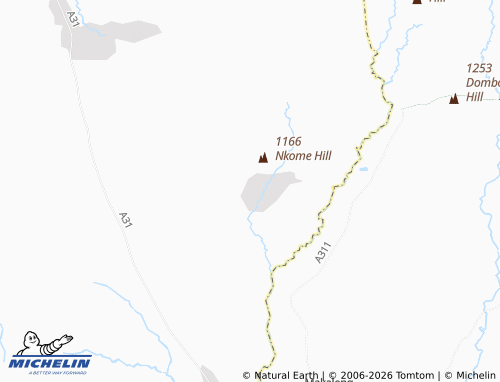 MICHELIN Nswazwi map - ViaMichelin