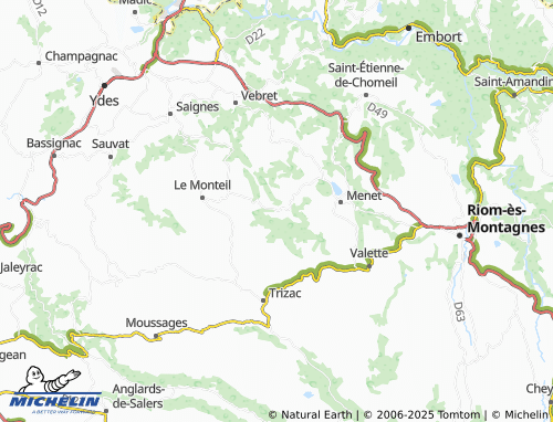 MICHELIN Broc map - ViaMichelin