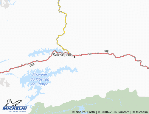 Mapa MICHELIN Salesópolis - ViaMichelin