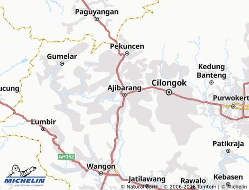 MICHELIN-Landkarte Ajibarang - ViaMichelin