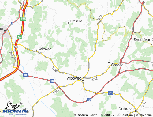 Carte MICHELIN Lukovo - ViaMichelin