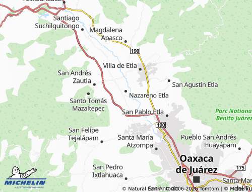 Mappa MICHELIN Soledad Etla - ViaMichelin
