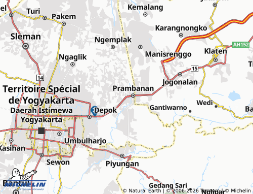 MICHELIN Kalasan map - ViaMichelin