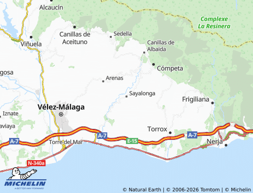 MICHELIN Sayalonga map - ViaMichelin