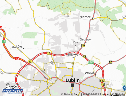 MICHELIN Bernatówka map - ViaMichelin