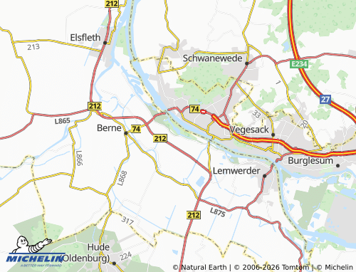 MICHELIN Warfleth map - ViaMichelin