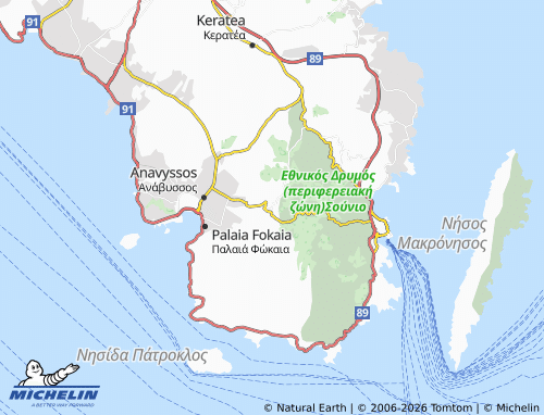 Mapa MICHELIN Synterina - ViaMichelin