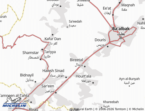 Mapa MICHELIN Hazeen - ViaMichelin
