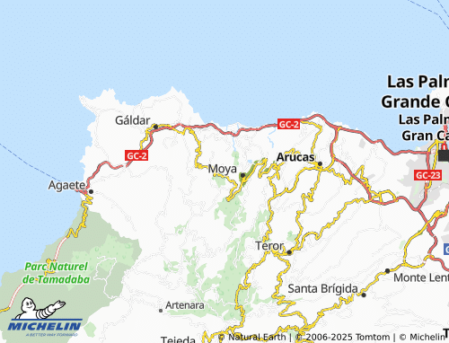 Carte MICHELIN Lomo de Vergara - ViaMichelin