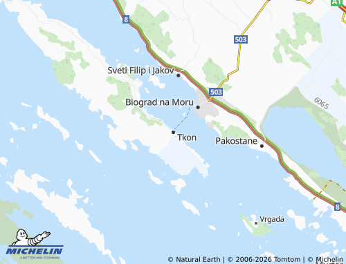 MICHELIN Tkon map - ViaMichelin
