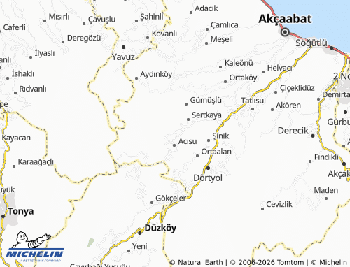 Mappa MICHELIN Kuruçam - ViaMichelin