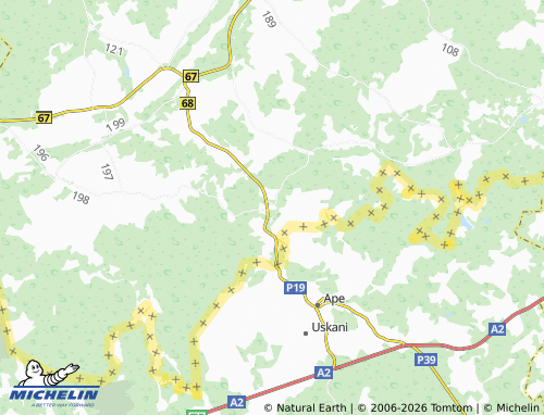 Kaart MICHELIN Vastse-Roosa - ViaMichelin