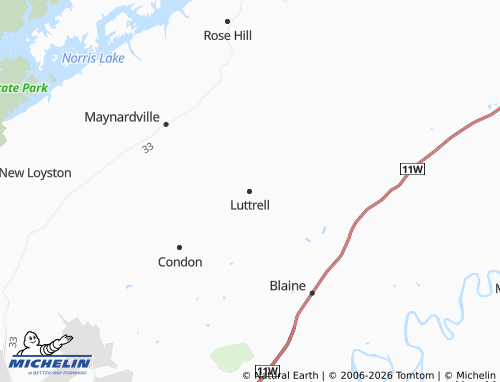Mappa MICHELIN Luttrell - ViaMichelin
