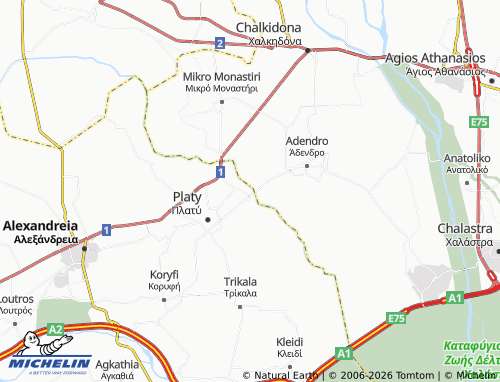 Carte MICHELIN Ergotaxio Loudia - ViaMichelin