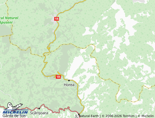 MICHELIN Zânzești map - ViaMichelin