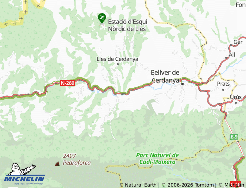 MICHELIN Martinet map - ViaMichelin