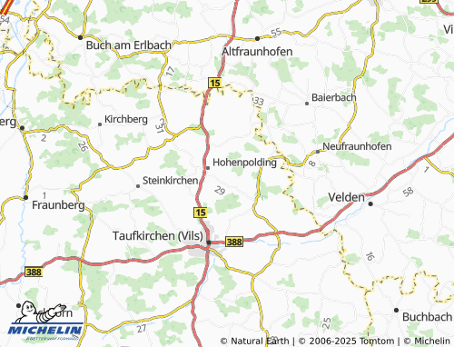 MICHELIN-Landkarte Harting - ViaMichelin