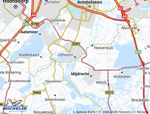 Mapa MICHELIN Uithoorn - ViaMichelin