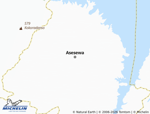 Mapa MICHELIN Asesewa - ViaMichelin