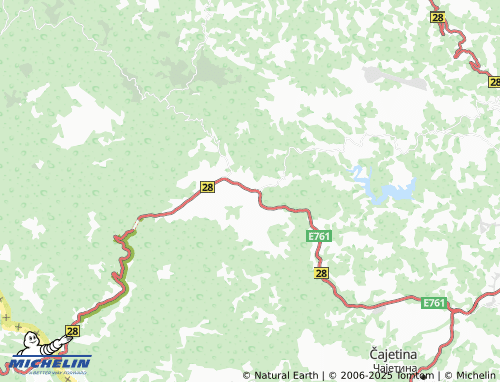 MICHELIN-Landkarte Strmac - ViaMichelin