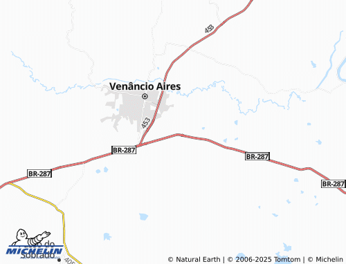 MICHELIN Universitário map - ViaMichelin
