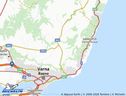 MICHELIN Kichevo map - ViaMichelin