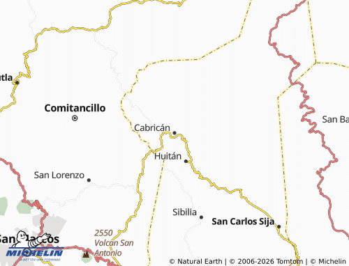 Mappa MICHELIN Cabricán - ViaMichelin