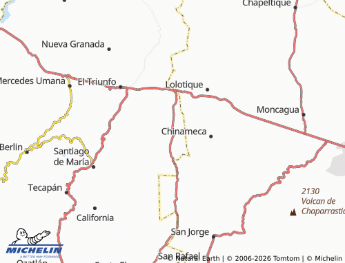 Mappa MICHELIN Jucuapa - ViaMichelin