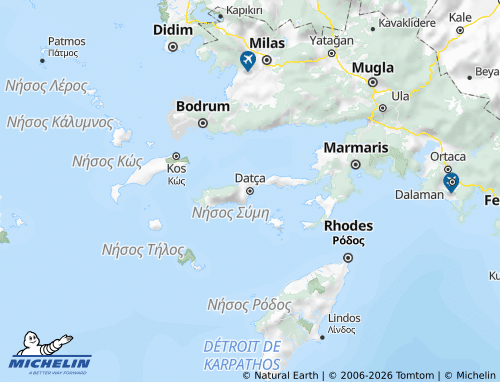 Mapa MICHELIN Datça - ViaMichelin