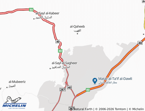 Carte MICHELIN al-Qaheeb - ViaMichelin