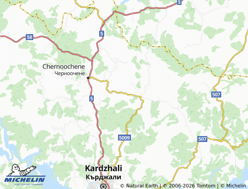 Kaart MICHELIN Tri mogili - ViaMichelin