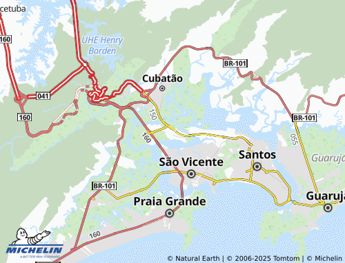 MICHELIN Sítio São Luiz map - ViaMichelin