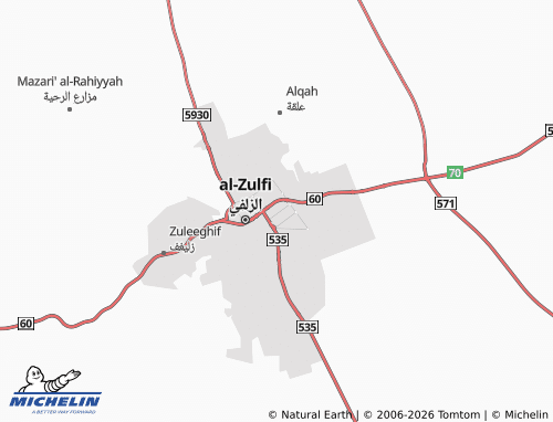 Carte MICHELIN al-Siddeeq - ViaMichelin