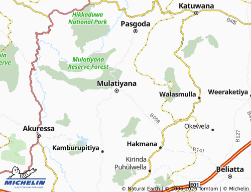 Mapa MICHELIN Maduwala - ViaMichelin
